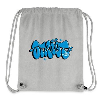 Streetart Graffiti - Stanley/Stella recycelter Gym Bag - Grau meliert - Vorne