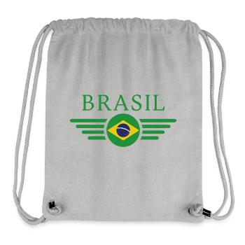 Brazil Style Design T-Shirt - Stanley/Stella Recycled Gym Bag - heather grey - Front