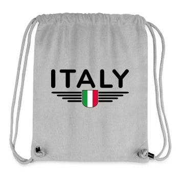 Ich liebe Italien Design T-Shirt Outfit - Stanley/Stella recycelter Gym Bag - Grau meliert - Vorne