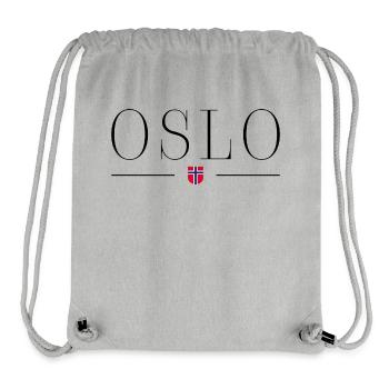 Oslo Nature Magic T-Shirt - Stanley/Stella Recycled Gym Bag - heather grey - Front
