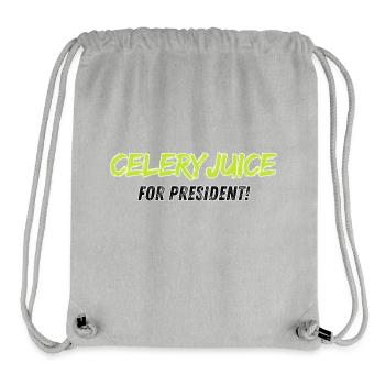 Celeryjuice for President - Stanley/Stella recycelter Gym Bag - Grau meliert - Vorne