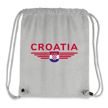 Ich liebe Kroatien, Eleganz Stil Design T-Shirt - Stanley/Stella recycelter Gym Bag - Grau meliert - Vorne