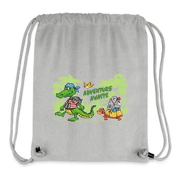 ADVENTURE AWAITS - Stanley/Stella recycelter Gym Bag - Grau meliert - Vorne