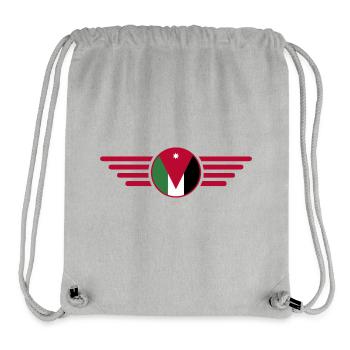 I Love Jordan, Style Design T-Shirt - Stanley/Stella Recycled Gym Bag - heather grey - Front