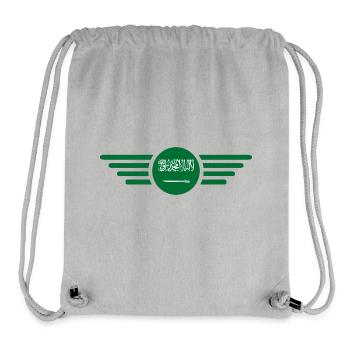 Saudi Arabia Desert Magic Style Design T-Shirt - Stanley/Stella Recycled Gym Bag - heather grey - Front