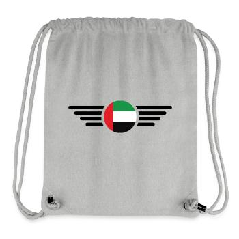Vereinigte Arabische Emirate Stil Design T-Shirt - Stanley/Stella recycelter Gym Bag - Grau meliert - Vorne