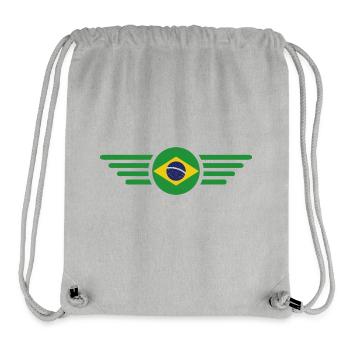 Brazil Style Design T-Shirt - Stanley/Stella Recycled Gym Bag - heather grey - Front