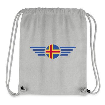 Ich liebe Åland, Eleganz Stil Design T-Shirt - Stanley/Stella recycelter Gym Bag - Grau meliert - Vorne