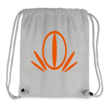 Muster N°1 - Stanley/Stella recycelter Gym Bag - Grau meliert - Vorne