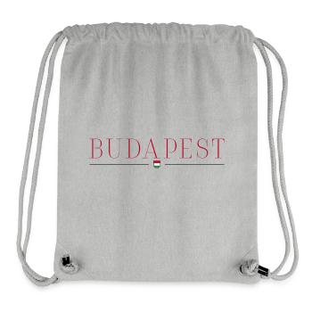 Budapest, Ungarn Stil Design T-Shirt - Stanley/Stella recycelter Gym Bag - Grau meliert - Vorne