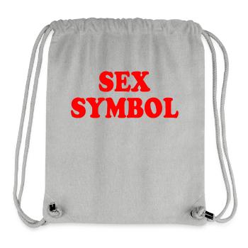 Sex symbol - Sac à cordon recyclé Stanley/Stella - gris chiné - Devant