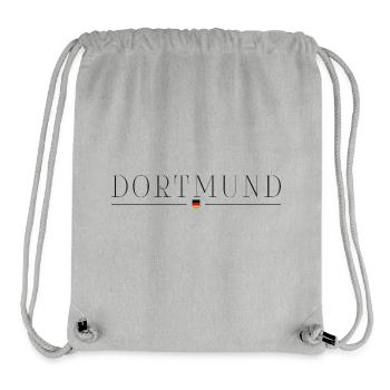 Dortmund Allemagne Elegance Style Design T-Shirt - Sac à cordon recyclé Stanley/Stella - gris chiné - Devant