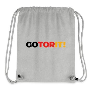 Deutsche Sport Mannschaften - Go Tor It! - Stanley/Stella recycelter Gym Bag - Grau meliert - Vorne