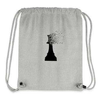 Chess queen king dispersion - Stanley/Stella Recycled Gym Bag - heather grey - Front