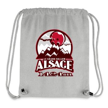 Alsace Le Grand Ballon 1424 - Stanley/Stella Recycled Gym Bag - heather grey - Front