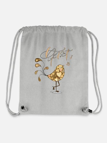 dance it out - Stanley/Stella recycelter Gym Bag - Grau meliert