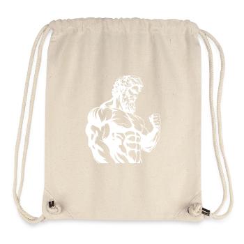 Griechischer Spartaner - Stanley/Stella recycelter Gym Bag - Naturweiß - Vorne