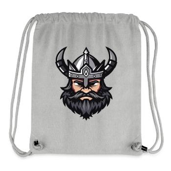 Valhalla viking - Sac à cordon recyclé Stanley/Stella - gris chiné - Devant