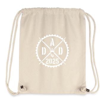 Dad 2025 Paternity Dad Saying - Stanley/Stella Recycled Gym Bag - natural - Front