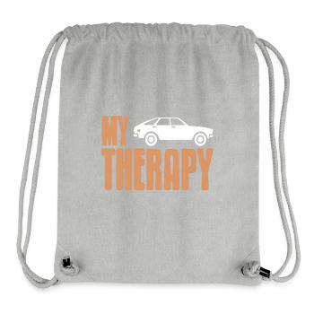 My Therapy Car Quote Auto Mindfulness Humor - Stanley/Stella recycelter Gym Bag - Grau meliert - Vorne
