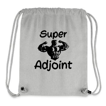 Super adjoint - Sac à cordon recyclé Stanley/Stella - gris chiné - Devant