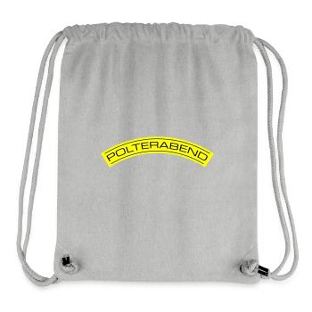 Enterrement de vie de garçon - Sac à cordon recyclé Stanley/Stella - gris chiné - Devant
