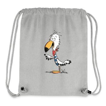 Nordsee Möwe I Frecher Vogel I Urlaub Geschenk - Stanley/Stella recycelter Gym Bag - Grau meliert - Vorne