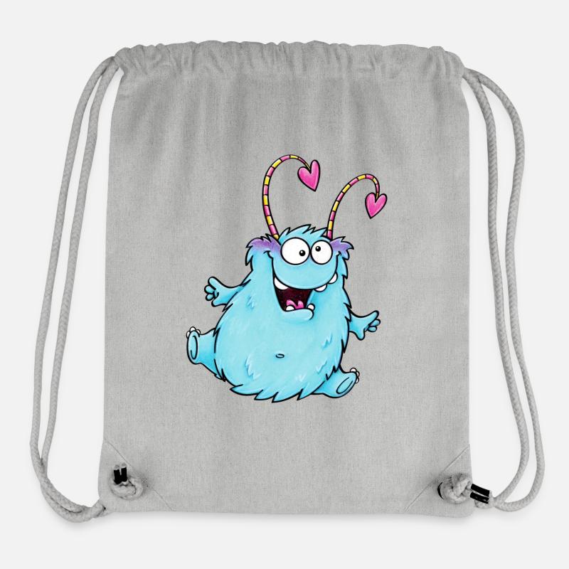 cuddly monster - Stanley/Stella recycelter Gym Bag - Grau meliert