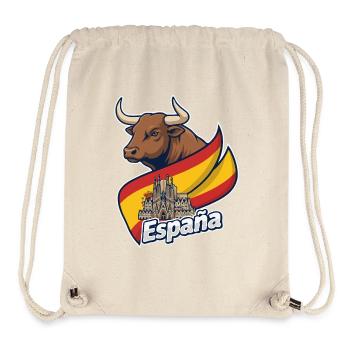 Toro Español con Barcelona - Sac à cordon recyclé Stanley/Stella - blanc naturel - Devant