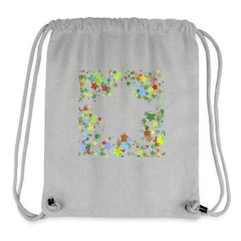 Sterne - Stanley/Stella recycelter Gym Bag - Grau meliert - Vorne
