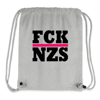FCK NZS - Stanley/Stella Recycled Gym Bag - heather grey - Front