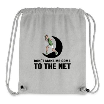 Tennis, Match Ball, Tennis Player, Netball - Stanley/Stella Recycled Gym Bag - heather grey - Front