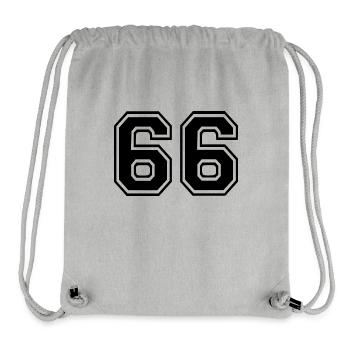 66 - Stanley/Stella recycelter Gym Bag - Grau meliert - Vorne