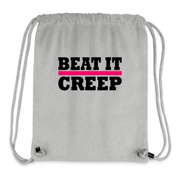 Beat it creep - Stanley/Stella recycelter Gym Bag - Grau meliert - Vorne