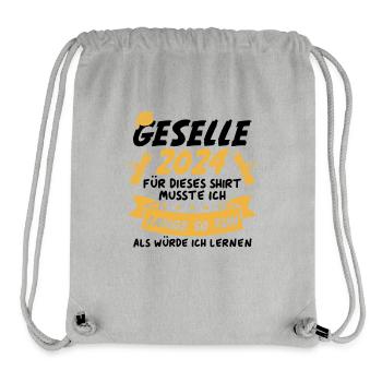 Journeyman 2024 - Stanley/Stella Recycled Gym Bag - heather grey - Front