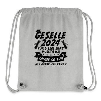 Journeyman 2024 - Stanley/Stella Recycled Gym Bag - heather grey - Front