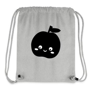 Apfelbaum Der Apfel fällt nicht weit vom Stamm SET - Stanley/Stella recycelter Gym Bag - Grau meliert - Vorne