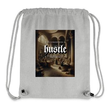 Hustle Renaissance Paintings Market Antique Building - Stanley/Stella Recycled Gym Bag - heather grey - Front