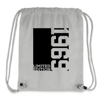 LIMITED EDITION 1969 57TH BIRTHDAY - Stanley/Stella Recycled Gym Bag - heather grey - Front