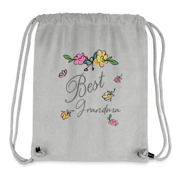 Best Grandma - Stanley/Stella Recycled Gym Bag - heather grey - Front