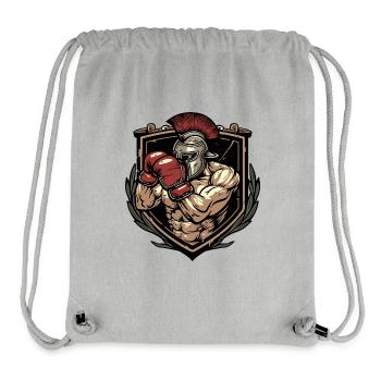 Spartan Boxer MMA Logo - Stanley/Stella Recycled Gym Bag - heather grey - Front