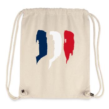 France Flag - French Tricolore - Stanley/Stella Recycled Gym Bag - natural - Front