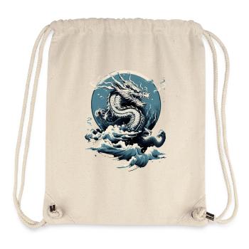 Sky Dragon on the Rise - Stanley/Stella Recycled Gym Bag - natural - Front