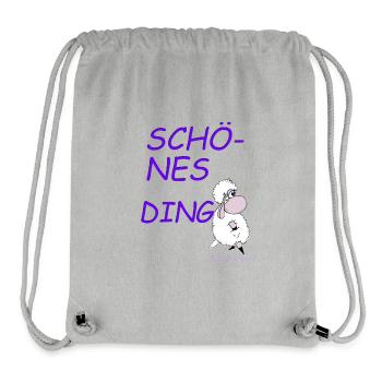 Schönes ding! Wolly Shepling Gaming - Stanley/Stella recycelter Gym Bag - Grau meliert - Vorne