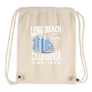 Long beach surfing goods coul - Stanley/Stella Recycled Gym Bag - natural - Front