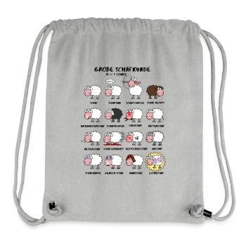 Great sheep knowledge - Stanley/Stella Recycled Gym Bag - heather grey - Front