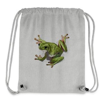 Whites Tree Frog - Stanley/Stella Recycled Gym Bag - heather grey - Front
