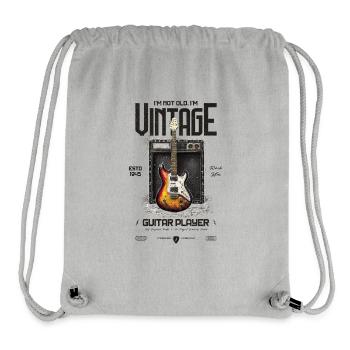 I'm Not Old I'm Vintage Retro 1945 Guitar - Stanley/Stella Recycled Gym Bag - heather grey - Front