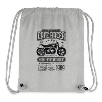 Cafe Racer Motorcycle Birthday Biker Born 1989 - Stanley/Stella Recycled Gym Bag - heather grey - Front