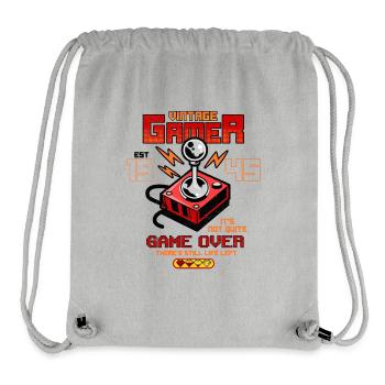 Vintage Gamer seit 1945 Lustige Geburtstagsspiele - Stanley/Stella recycelter Gym Bag - Grau meliert - Vorne